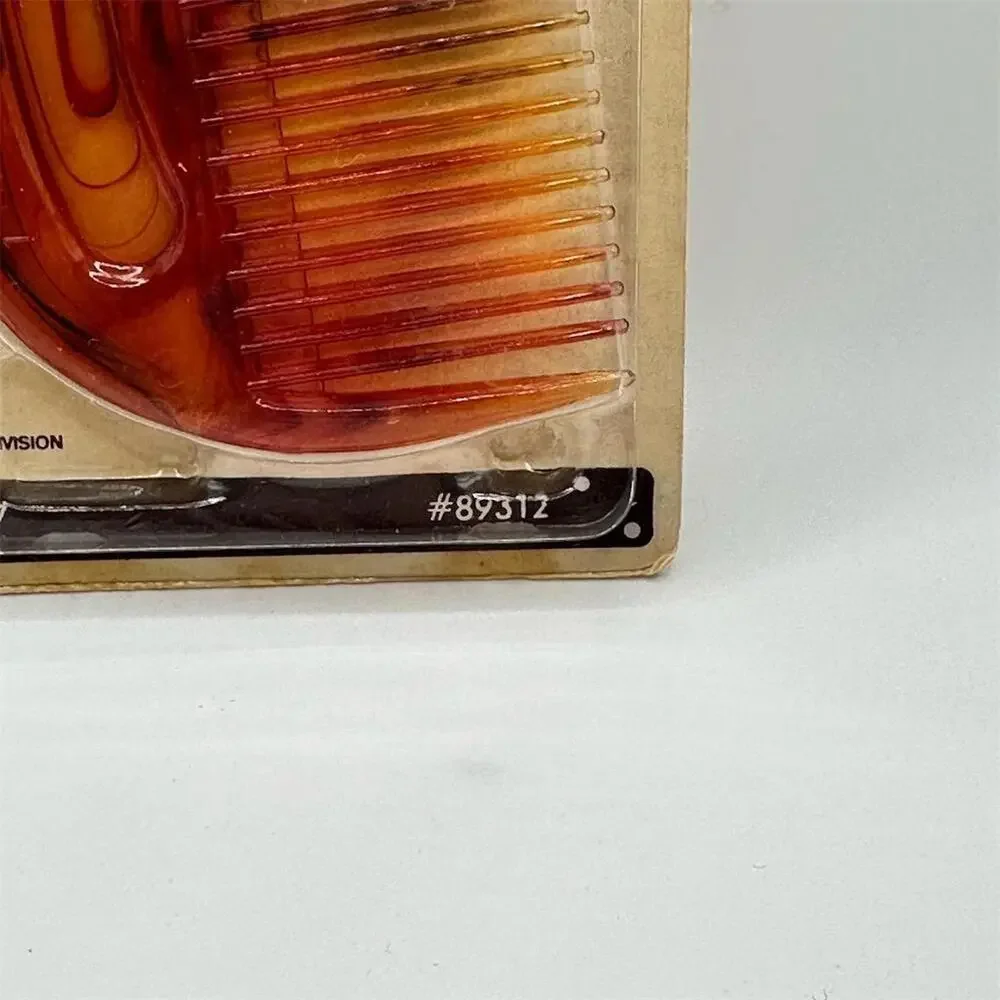 Vintage Pocket Wetset Comb Faux Tortoise Shell Design NOS